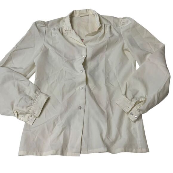 Vintage 1960's Hand Painted Blouse - Picture 2 of 9